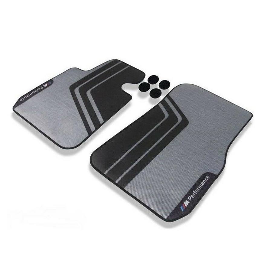 BMW Floor Mat Set - Front (Black - Rubber) 51472407299